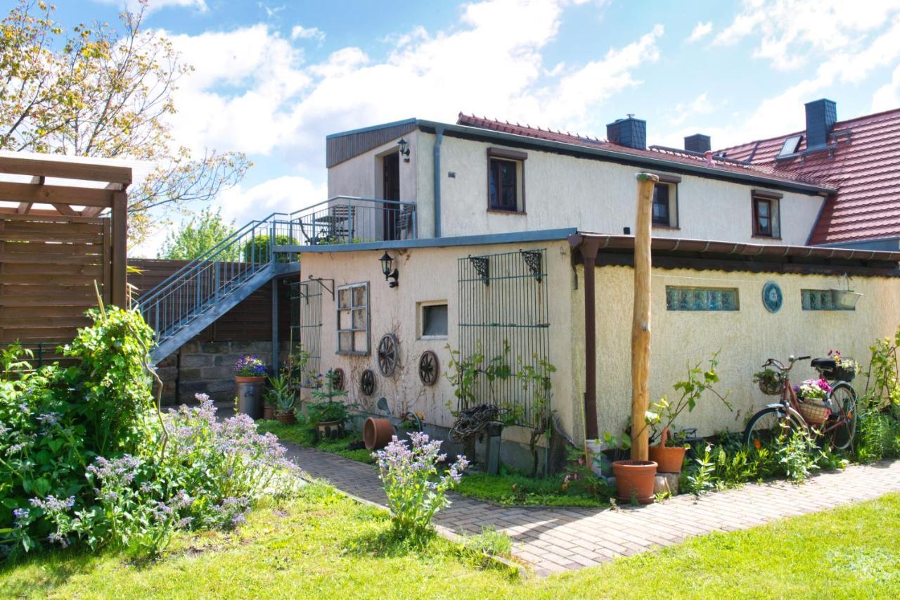 Ferienwohnung Am Elberadweg Dresda Esterno foto